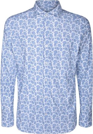 Dell'Oglio Long Sleeve Shirt - Heren - Casual Overhemden - Veelkleurig - M - Overhemden