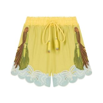 Farm Rio FARM Rio, Short Shorts, female, Yellow, Size: XS Short Shorts