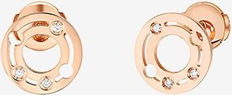 Dinh Van Roségold-Ohrstecker mit Diamanten Pulse R10