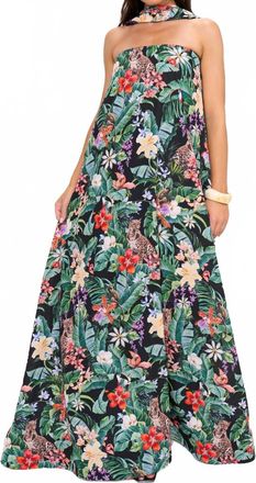 Show me your Mumu Tinsley Tube Dress In Jungle Mirage