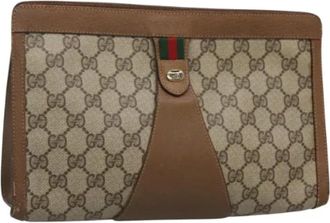 Gucci Pre-owned Cuoio clutches - - Pre-owned - Donna - Beige - ONE SIZE