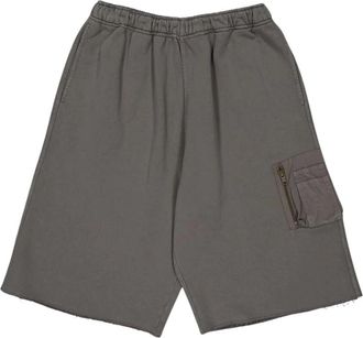 Maison Margiela Cotton Pocket Shorts - Heren - Korte Broeken - Grijs - S - Katoen - Korte Broeken
