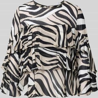 Marella Regular Fit Bluse aus reiner Viskose Modell Falco in Black, Gr&ouml;&szlig;e 34