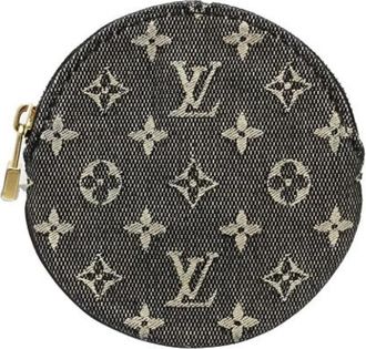 Louis Vuitton Tweedehands leren portemonnees - Dames - Vintage Accessoires - Zwart - ONE Size - Vintage