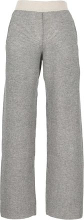 Lorena Antoniazzi Pantaloni a coste - Grigio