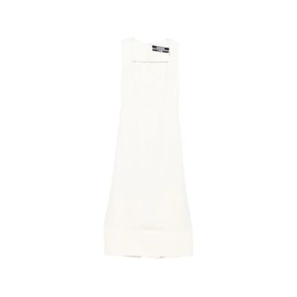 Jacquemus The Tablier Dress - female - Jacquemus - Midi Dresses - White - S - Dresses