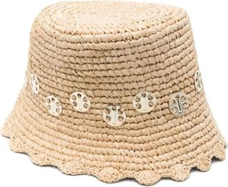 Paco Rabanne Dames, Accessoires, Bruin, Maat: 56 CM