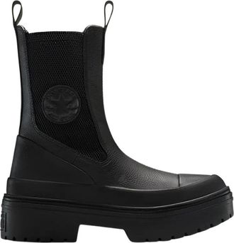 Converse Chuck Taylor All Star Lugged Heel Chelsea Boot - Dames - Chelseaboots - Zwart - 38 EU - Schoenen