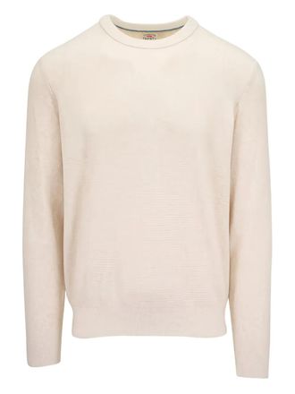 Faherty crew-neck sweater - Beige
