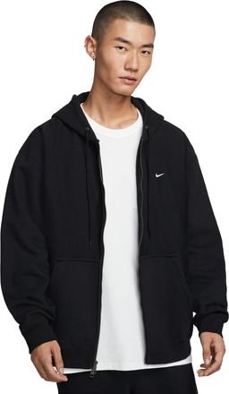 Nike Solo Swoosh Full-Zip Fleece Hoodie Black HV1085-010