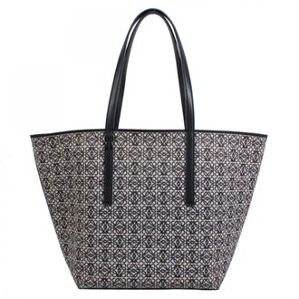 Loewe Canvas Leather Tote Bag (Pre-Owned)