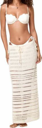 L*Space Tula Maxi Skirt In Cream