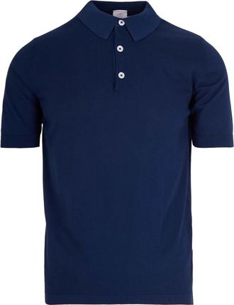 Eleventy Polo Shirts - Heren - Polos - Blauw - L - Katoen - Tops