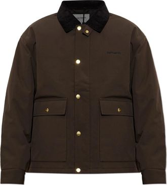 Carhartt Work in Progress Insulated Jacket Quentin - Heren - Zomerjassen - Bruin - L - Leer - Jassen