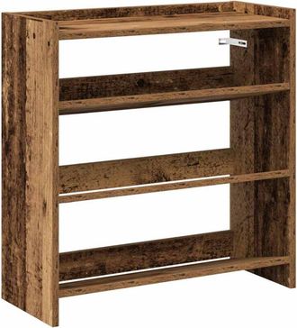 vidaXL Vidaxl - Mueble Zapatero Madera Contrachapada Madera Vieja 60x25x62 Cm