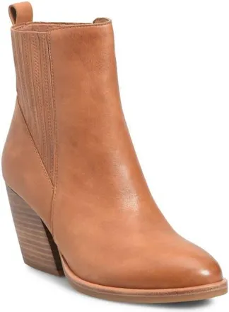 Kork-ease Shaila Leather Chelsea Boot in Dark Tan Leather at Nordstrom, Size 7.5