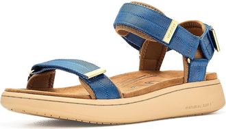 Woden Line Sandals Womens Dress Sandals Old Denim : EU 39 (US Womens 7.5) M, Leather