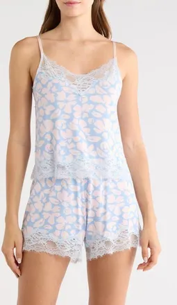 Honeydew Intimates All American Shortie Pajamas in Pink Flowers at Nordstrom, Size X-Large