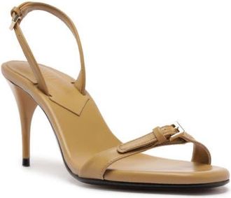 Schutz Aurora Mid Slingback Sandal in Fig at Nordstrom, Size 7.5