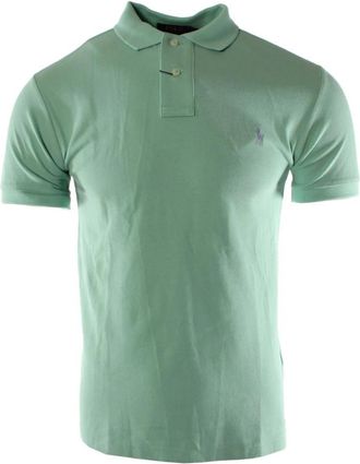 Ralph Lauren Slim-fit Piqu&eacute; Polo Shirt - Heren - Polos - Groen - S - Katoen - Tops