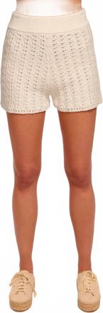 Ramy Brook Penny Tailored Shorts In Ivory