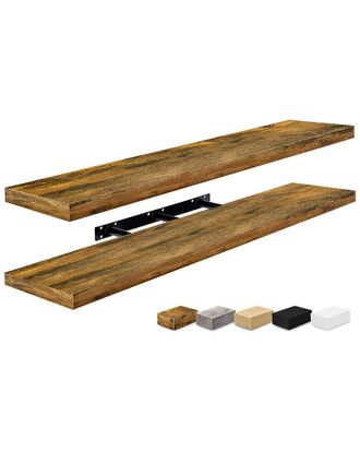 Sorbus Set Of 3 Extra-Large Floating Shelves