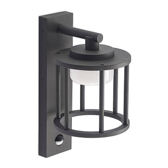 Lucande Lucande - L&aacute;mpara De Pared Exterior berenike En Gris Aluminio
