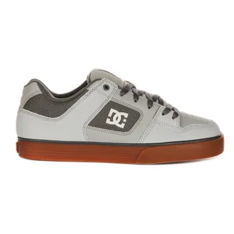 DC Schoenen, Heren, Grijs, 40 1/2 EU, Leer, Grijze Heren Skate Sneakers