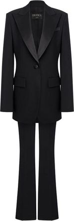 Dondup Bi-stretch Suit - female - Dondup - Single Breasted Suits - Black - S - Suits
