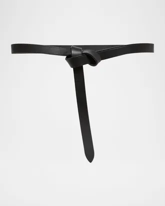 Isabel Marant Kirka Leather Pull-Through Belt