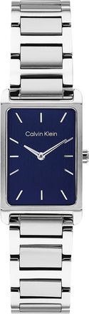 Calvin Klein Mens Minimalist Rectangle Bracelet Watch - Navy - OS