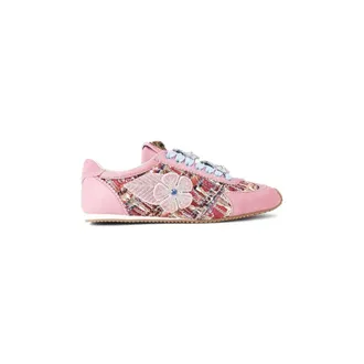 Kurt Geiger Schoenen, Dames, Roze, 36 EU, Leer, Islington Sneaker