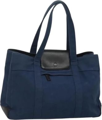 Burberry Pre-owned Tela bolsos-de-mano - Pre-owned - Mujer - Azul - ONE SIZE