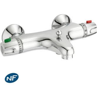 Huber Huber Glam miscelatore per vasca e doccia termostatico cromato