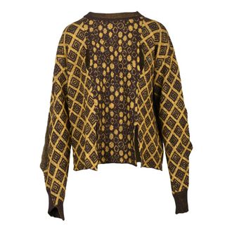 Vivienne Westwood Dames, Truien, Geel, Maat: S Katoen