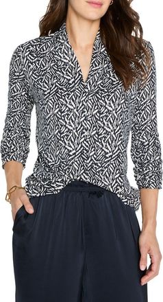 Nic+Zoe Geo Toss Knit Top in Indigo Multi at Nordstrom, Size X-Large