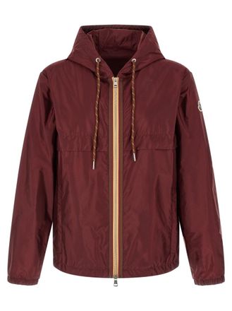 Moncler Maroon Solid Hood Jacket