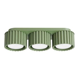 Sollux Lighting Plafone salvia aluminio alt. 8 cm