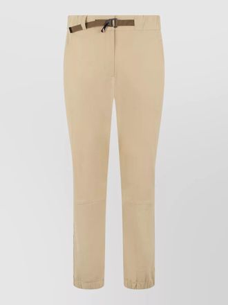 Moncler straight trousers contrasting belt ankle length