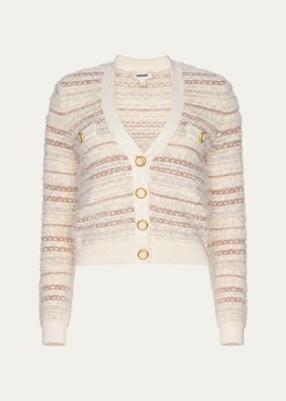 L'agence Ariadne Mixed Stripe Cardigan