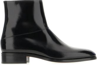 Valentino Garavani Chelsea Boots - Heren - Enkellaarsjes - Zwart - 45 EU - Leer - Schoenen