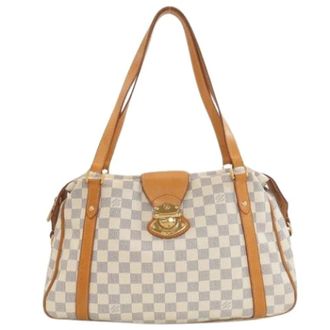 Louis Vuitton Pre-owned Handbags, female, White, Size: ONE SIZE Pre-owned Stresa GM Tote bag