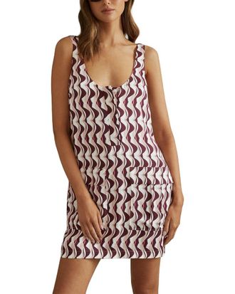 Reiss Oxsana Printed Mini Dress