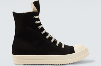 Rick Owens DRKSHDW denim high-top sneakers
