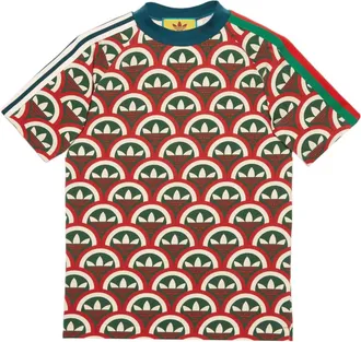 Gucci x adidas Trefoil T-shirt Red Green 692114-XJEMK-6208