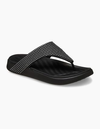Crocs Womens Crocs Getaway Triangle EVA Womens Black Sandals - Size: UK 8 / eu 41/42 / us w10