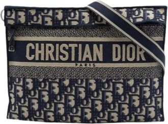 Dior Pre-owned Tela borse-dior - - Pre-owned - Donna - Blu - ONE SIZE