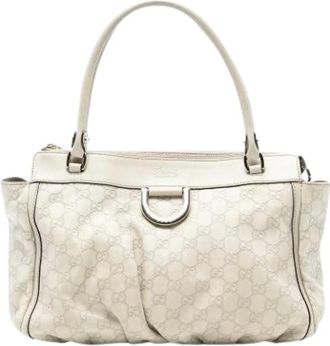 Gucci Pre-owned Handbags, female, White, Size: ONE SIZE Pre-owned Vintage Handbag