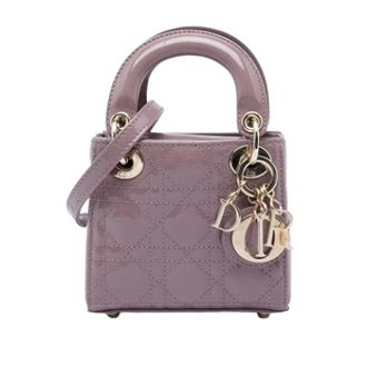 Dior Pre-owned Lady Dior - Dames - Pre-owned - Roze - Maat: ONE Size Leer