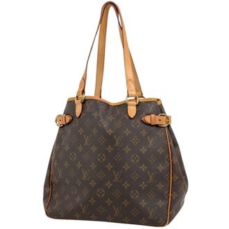 Louis Vuitton Brown Monogram Shoulder Bag Tote Bag (Pre-Owned)